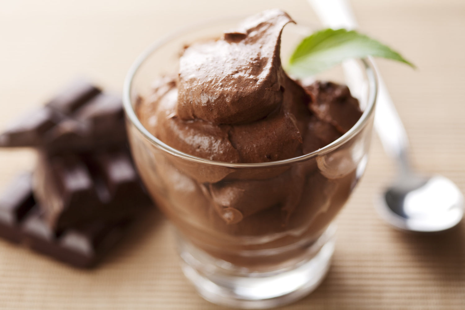 Festive Olive Oil Chocolate Mousse