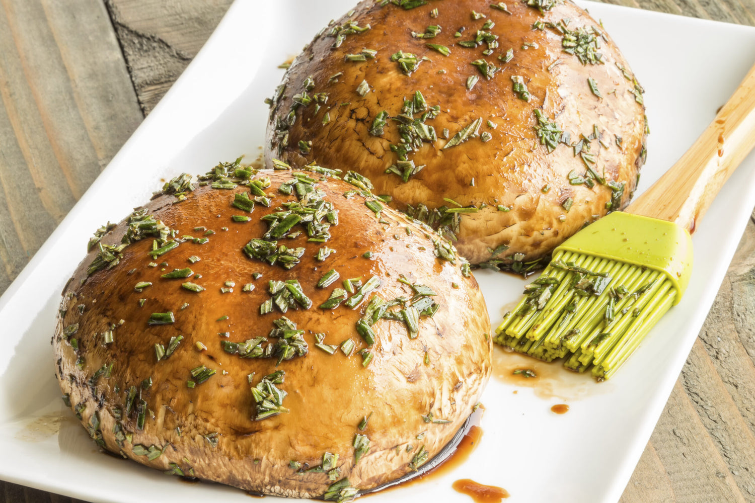 Marinated and Roasted Portobello Mushrooms