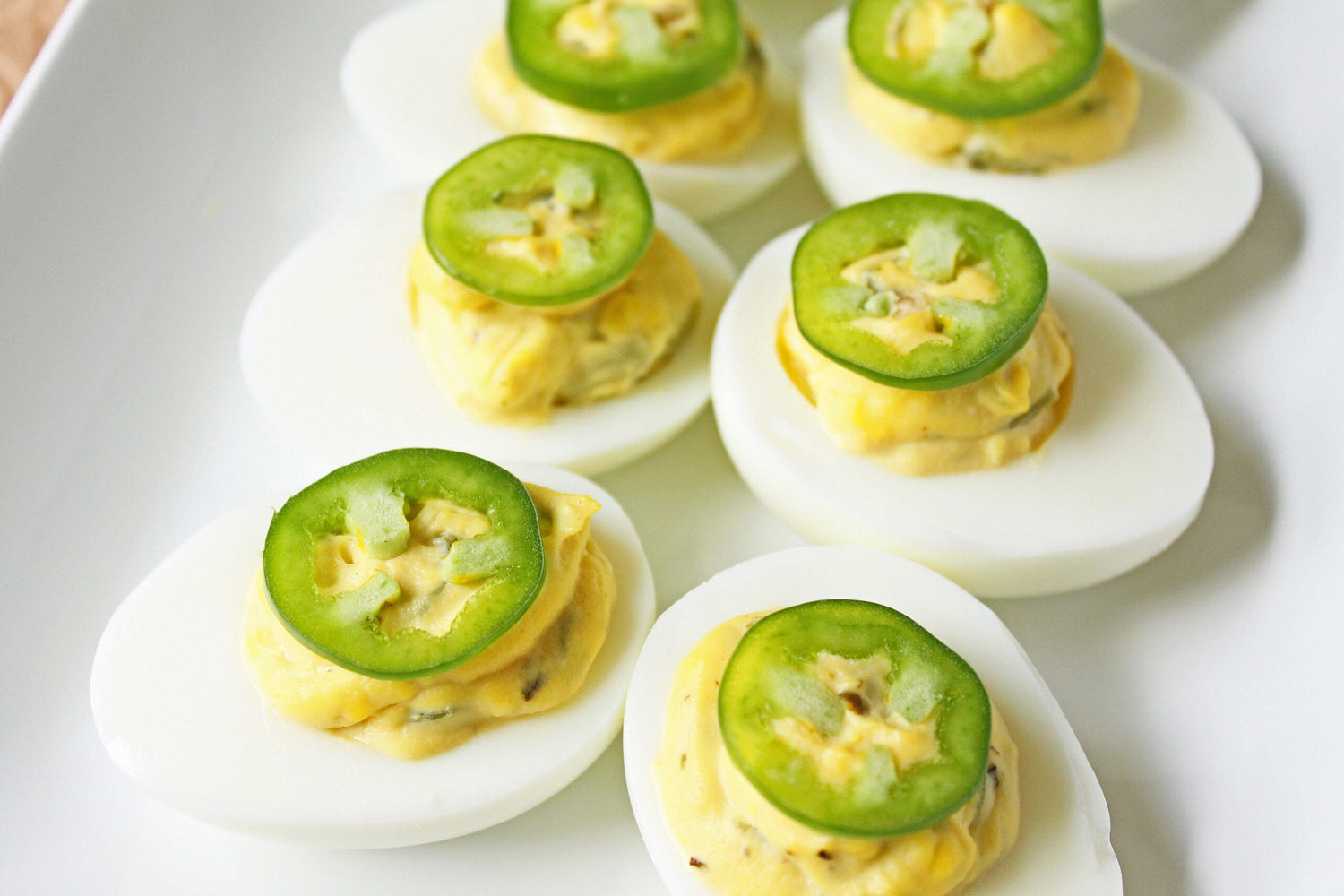 Jalapeno Deviled Eggs