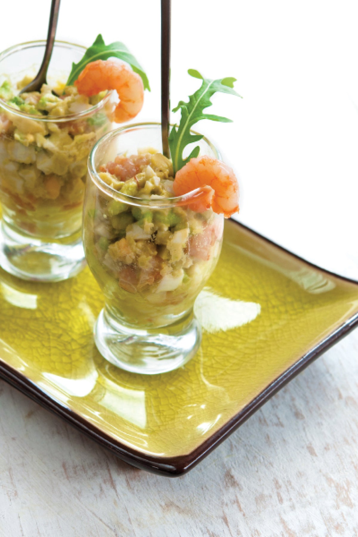 Spicy Avocado Seafood Shooter