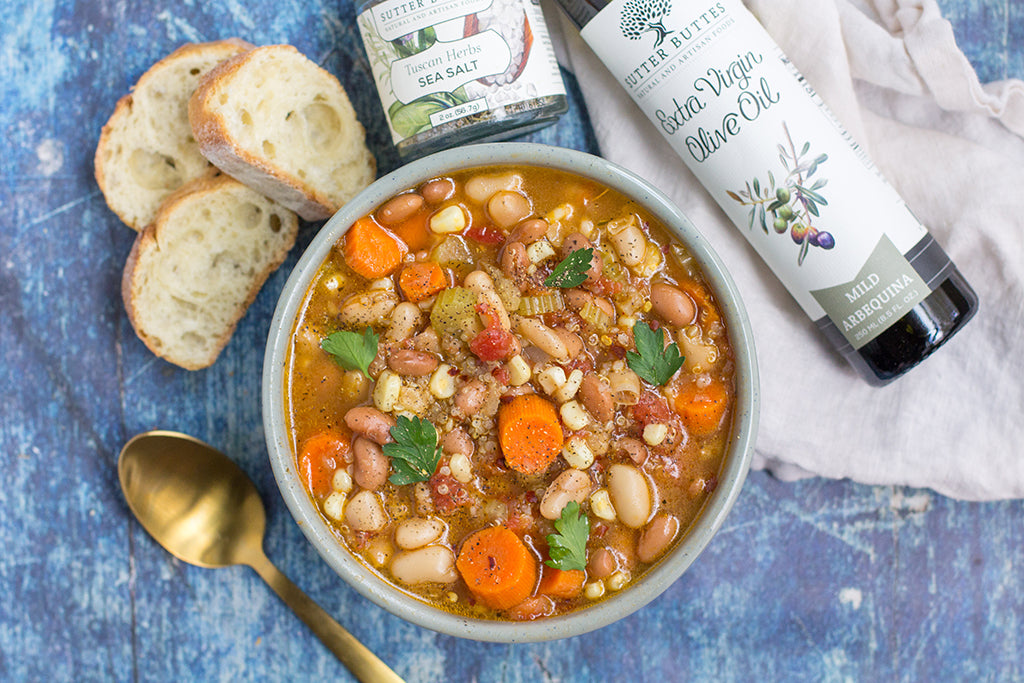 Mixed Bean & Veggie Soup