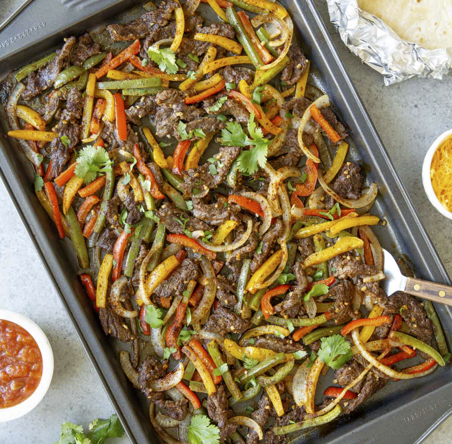 Beef Sheet Pan Fajitas
