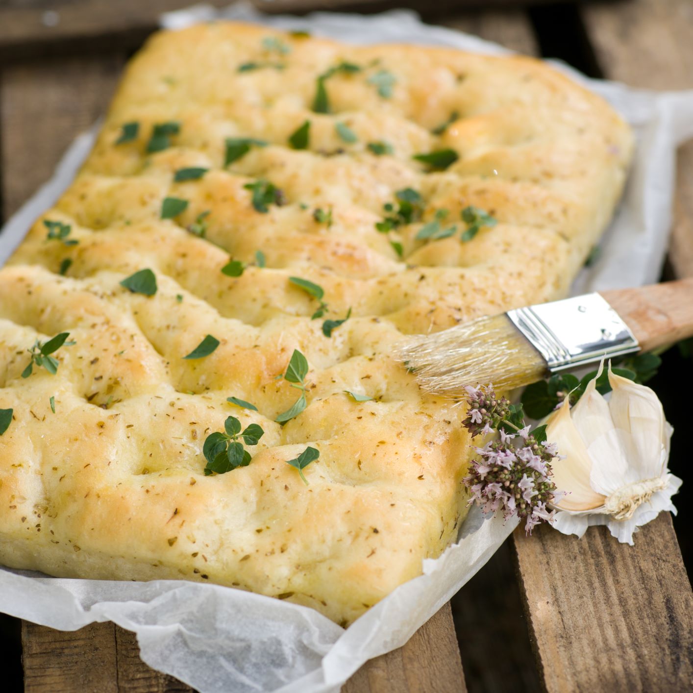 Easy Tuscan Herb Focaccia
