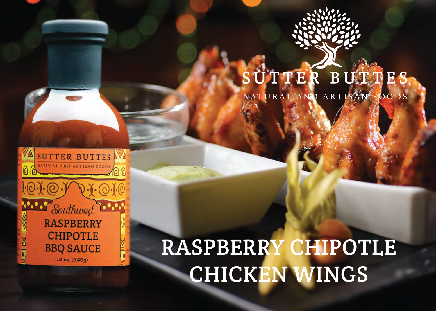 Raspberry Chipotle Chicken Wings
