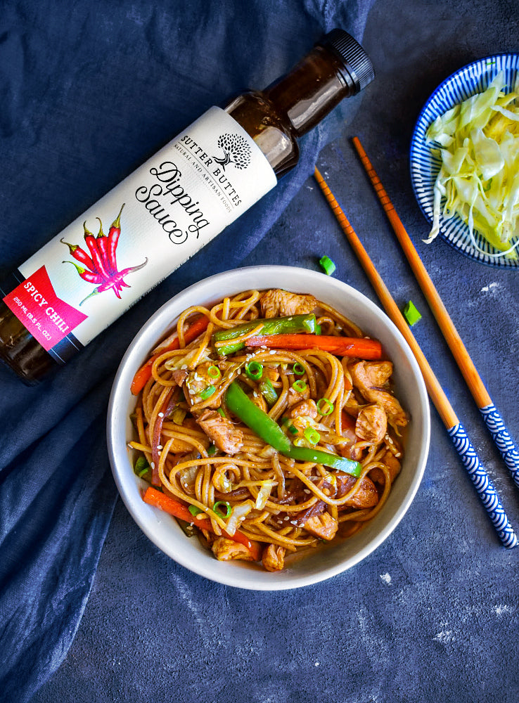 Spicy Chicken Chow Mein