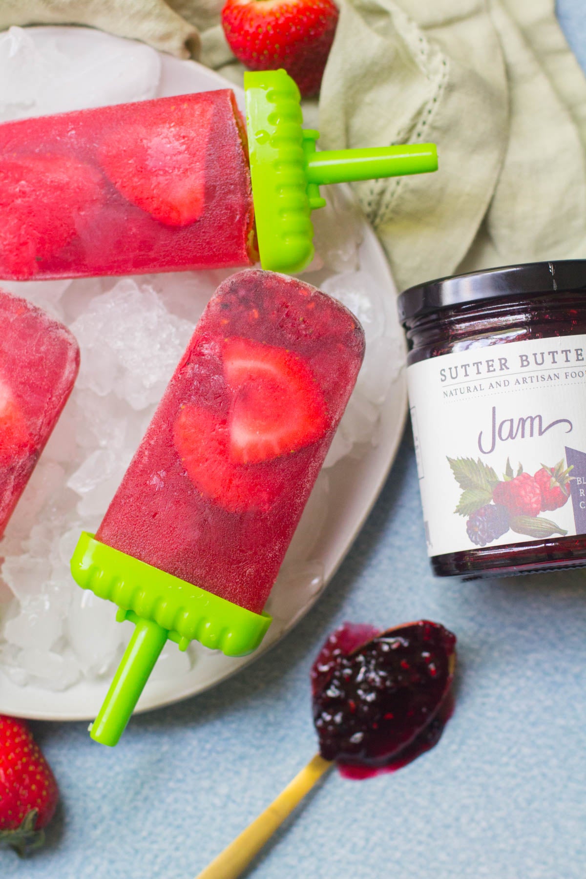 Berry Lemonade Popsicles