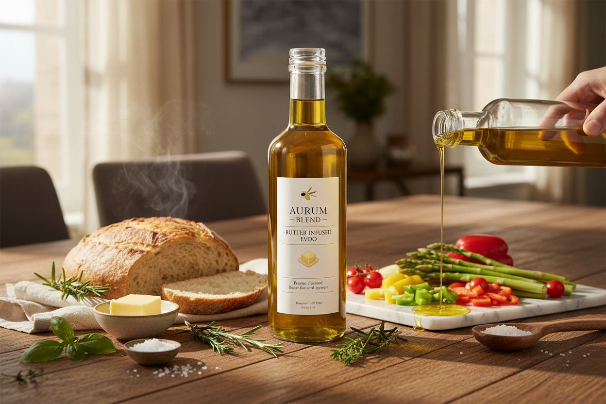 Butter Infused Extra Virgin Olive Oil Video Thumbnail