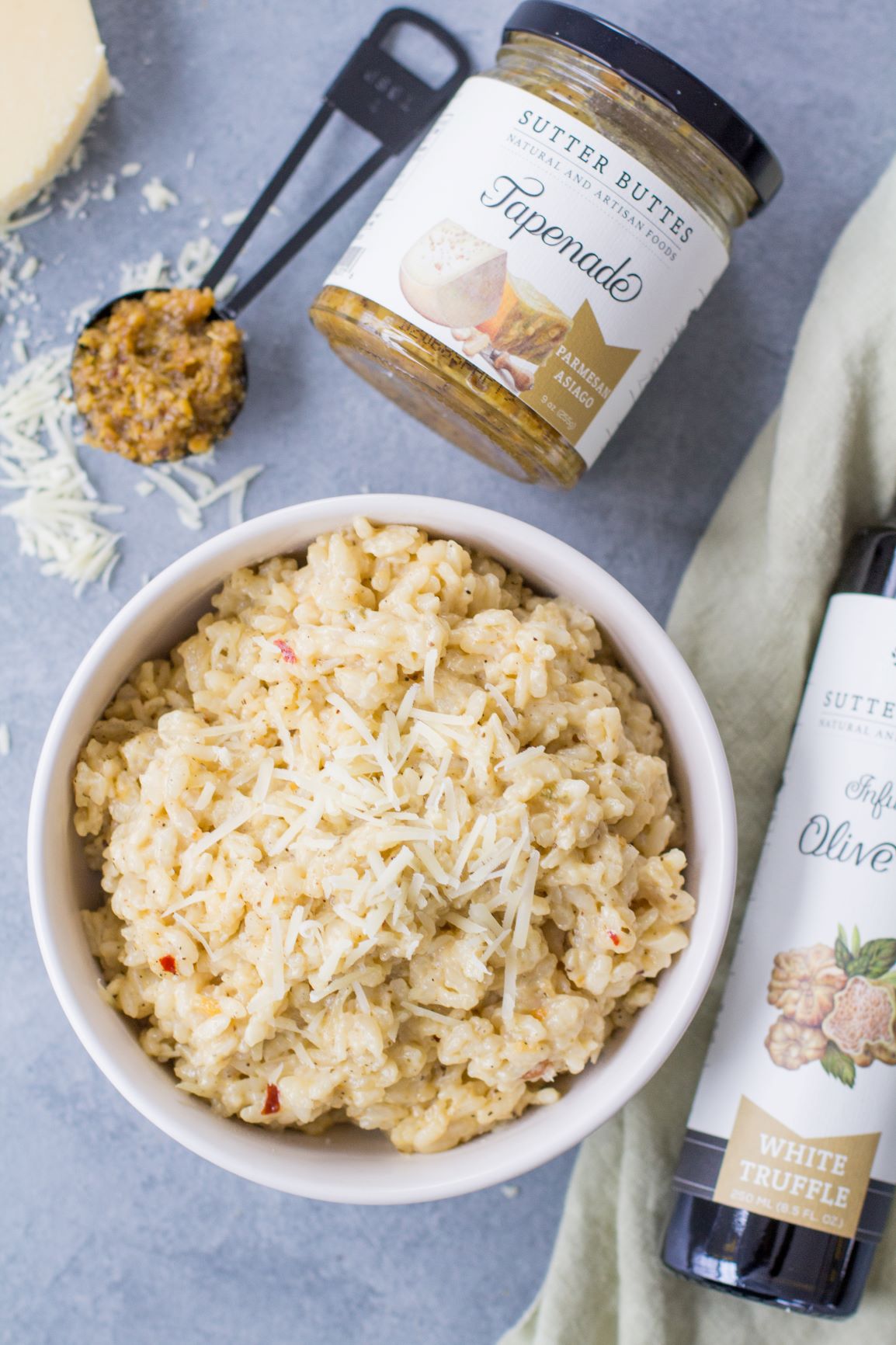 Cheesy Truffle Risotto