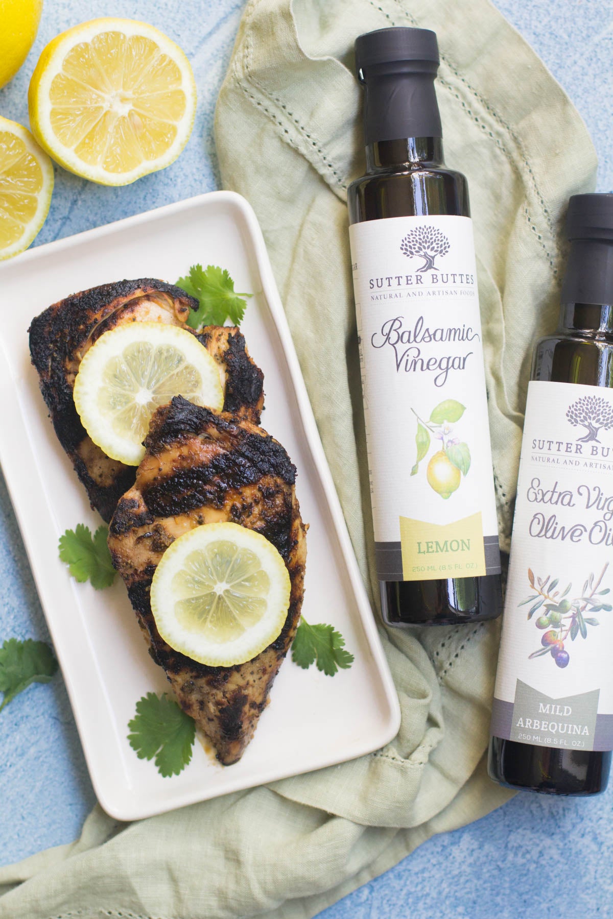 Lemon Cilantro Grilled Chicken