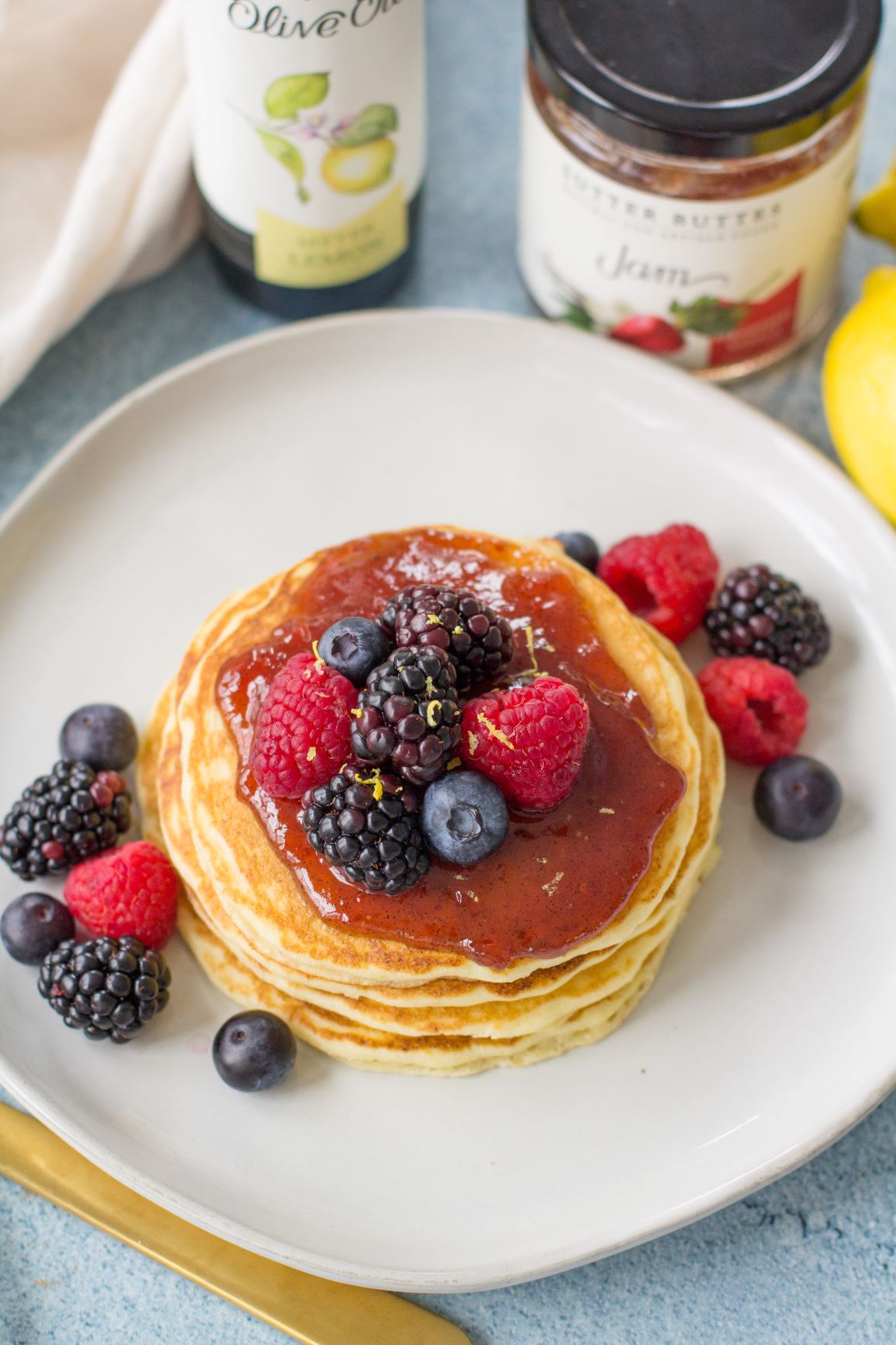 Lemon Ricotta Pancakes