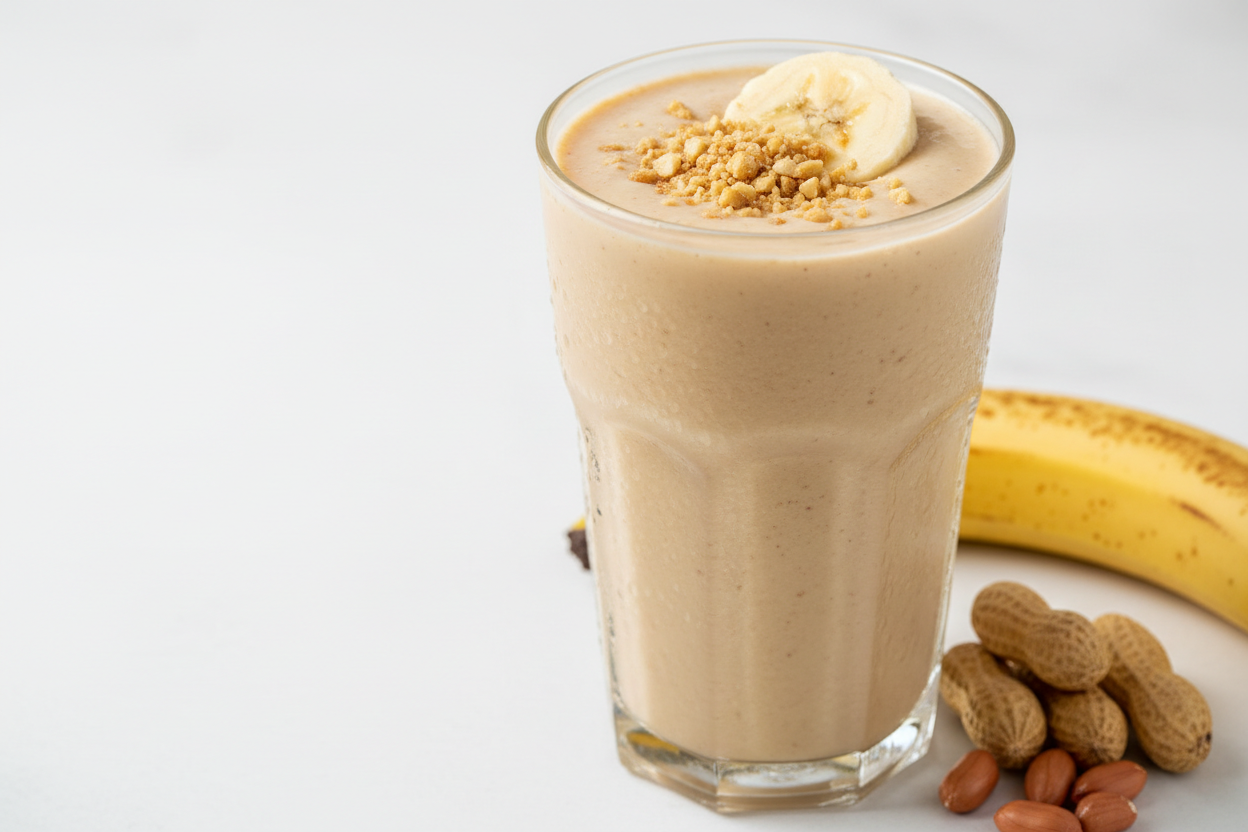 peanut and banana smoothie