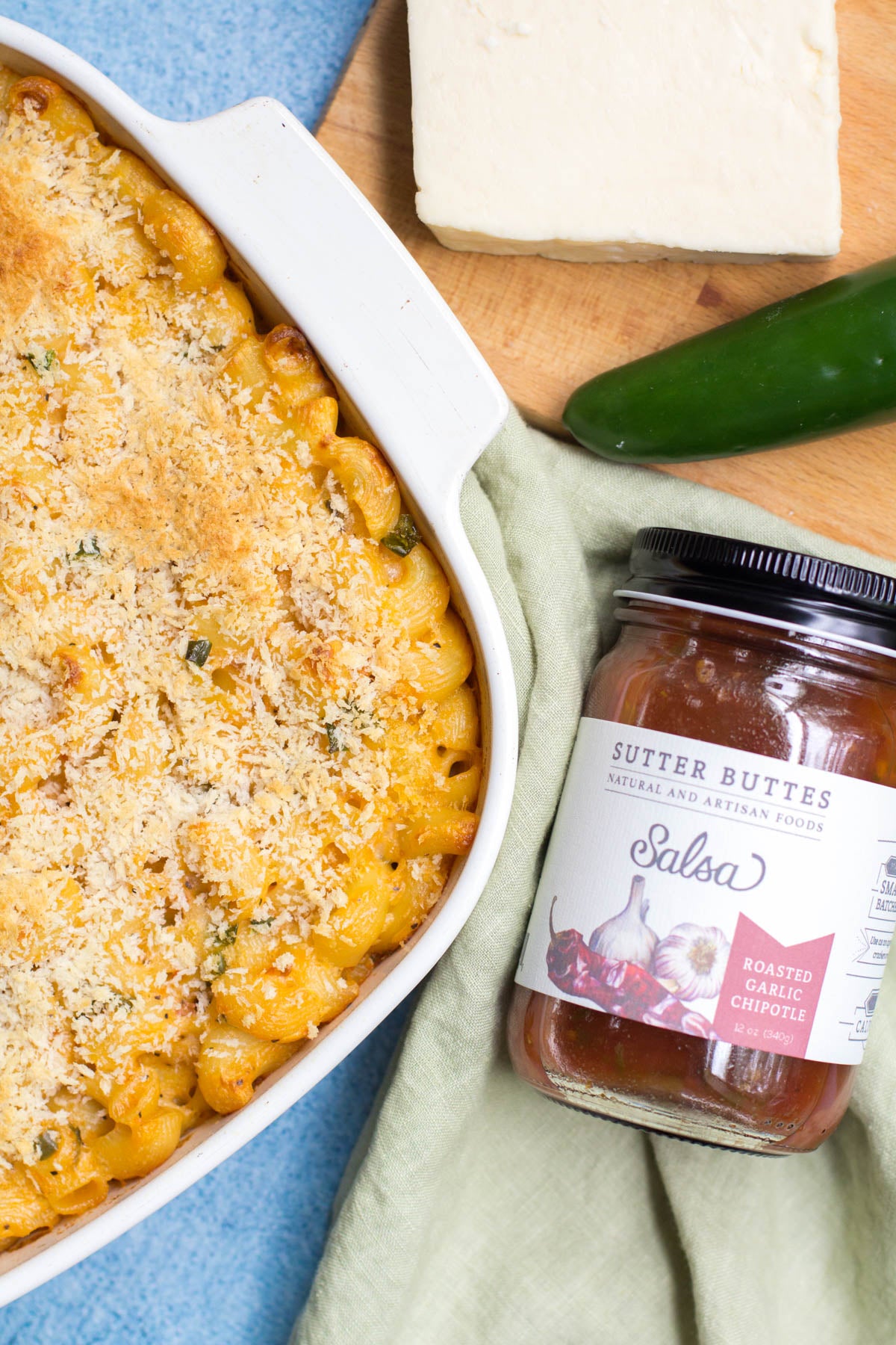 Roasted Chipotle Macaroni and Cheese