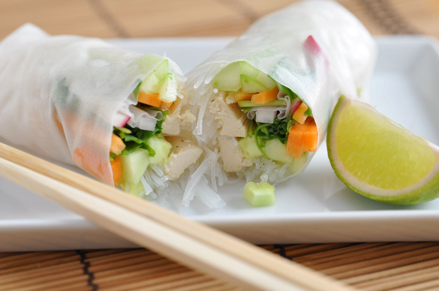 Korean BBQ Fresh Spring Rolls